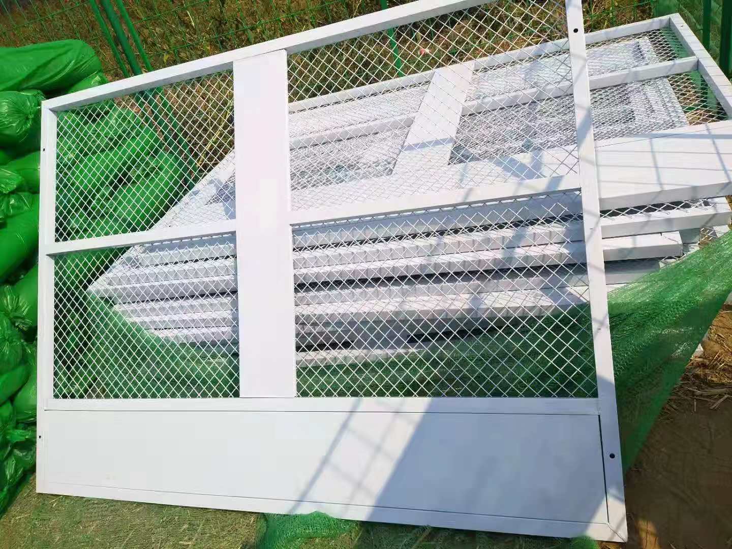 白色基坑护栏 白色基坑护栏